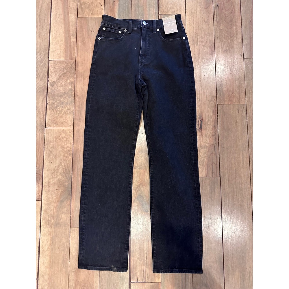 Madewell 90s Straight High Rise Jeans Black W26 NM186